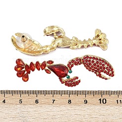 Серьги сплава горный хрусталь&nbsp;EJEW-P317-02G