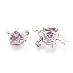 Латунные микро проложить кубического циркония подвески&nbsp;KK-T072-56P