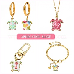 30шт 6 стиля подвески из сплава с эмалью&nbsp;ENAM-CJ0004-83