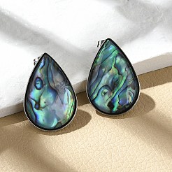 Серьги-гвоздики из нержавеющей стали 304&nbsp;EJEW-C138-01P