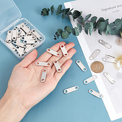 40 шт. 201 соединительные звенья из нержавеющей стали&nbsp;STAS-DC0003-19