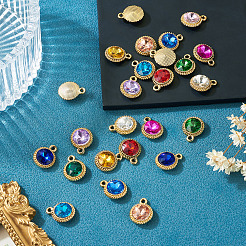 24шт 12 цвета стеклянные подвески k5&nbsp;FIND-TA0007-92KCG