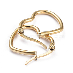 201 серьги-кольца из нержавеющей стали&nbsp;EJEW-I245-27F