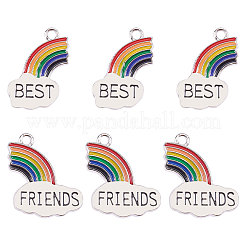 Подвески из эмали и сплава&nbsp;PALLOY-CJC0001-39P