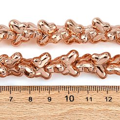 Стеклянные бусины с гальваническим покрытием &nbsp;EGLA-H109-06