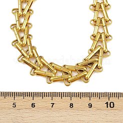 Ожерелья из треугольной цепочки из нержавеющей стали 304&nbsp;NJEW-C092-01G