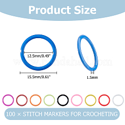 100 шт. 10-х цветные маркеры для петель&nbsp;IFIN-HS0001-04