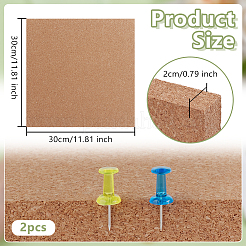 Квадратная пробковая изоляция&nbsp;LS-DIY-WH0504-749B