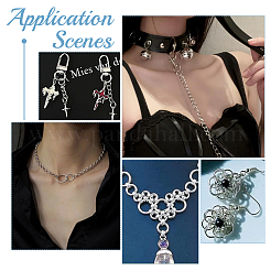 300 шт. Открытые соединительные кольца из нержавеющей стали 304&nbsp;STAS-UN0063-41B