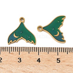 Подвески из нержавеющей стали 304 с эмалью&nbsp;STAS-Z139-03G-07