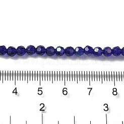 Гальванизируйте прозрачное стекло бисер нитей&nbsp;LS-EGLA-A035-T4mm-L06