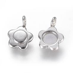 Подвеска-кабошон из нержавеющей стали 304&nbsp;X-STAS-F222-019