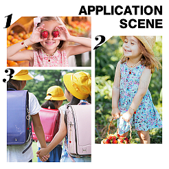 30 шт. бусина лэмпворк ручной работы&nbsp;GLAA-PH0001-59-WH