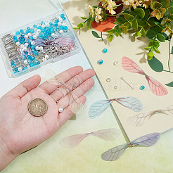 Наборы для самостоятельного изготовления стеклянных сережек на морскую тематику&nbsp;DIY-PH0028-59