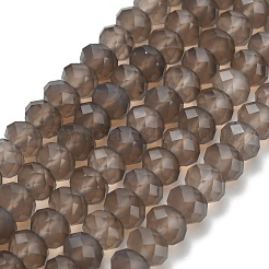 Серые натуральные бусины из агата &nbsp;G-Z111-A09