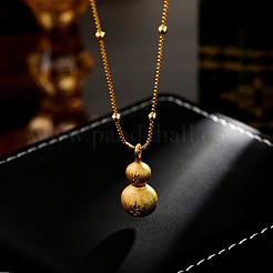 Ожерелья с подвесками из латуни с прозрачным кубическим цирконием&nbsp;FS-WGDBB98-01