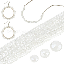 9 нить 3 стилей гальванических стеклянных бусин нити&nbsp;EGLA-PH0001-29