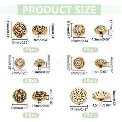 130шт 6 стильные бусины из сплава в тибетском стиле&nbsp;FIND-PH0018-60