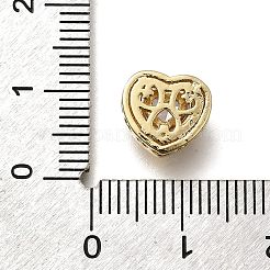 Латунные кубические циркониевые сердечки многорядные звенья&nbsp;KK-M316-10G-01