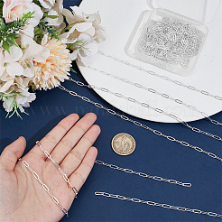 11.25 м латунные цепочки из скрепок&nbsp;CHC-BC0001-27S