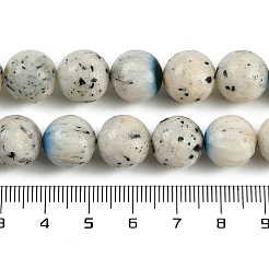 Нити бусин из натурального голубого ледяного гляциерита&nbsp;G-H062-A04-04