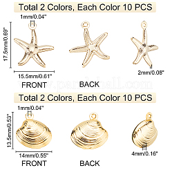 40 шт. 4 подвески из нержавеющей стали 304&nbsp;STAS-PH0003-83