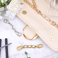 3 шт. 3 цвета pu кожа сплав crub цепь ремень удлинитель для кошелька ремешок для изготовления кошелька&nbsp;PURS-CL0001-11B