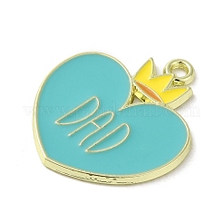 Подвески из сплава с эмалью ко Дню отца&nbsp;ENAM-U0001-01D