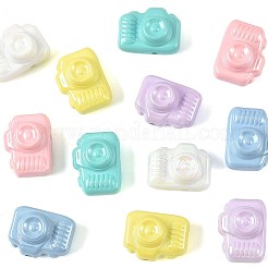 12шт 6 цвета непрозрачные акриловые бусины&nbsp;MACR-FS0002-32