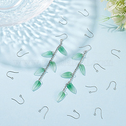 200 шт. крючки для сережек из нержавеющей стали 304&nbsp;STAS-UN0058-59P