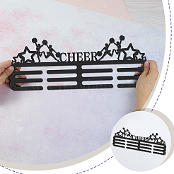 Спортивная тема железная вешалка для медалей настенная стойка для дисплея&nbsp;ODIS-WH0021-613