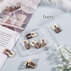 Подвески из смолы и дерева&nbsp;RESI-OL0001-09C