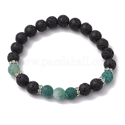 Браслеты из натурального выветрившегося агата&nbsp;BJEW-JB11101