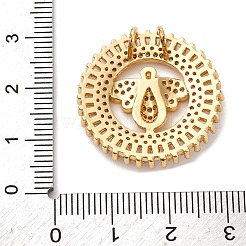 Латунные микро проложить кубического циркония подвески&nbsp;KK-U076-14G-B