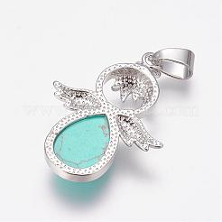 Природные и синтетические смешанные каменные подвески&nbsp;G-G651-A