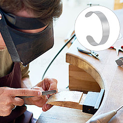 10 шт. браслет-манжета из нержавеющей стали 304&nbsp;BJEW-GO0001-02B