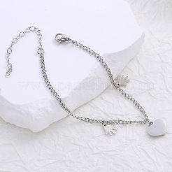 Минималистичные браслеты с подвесками из нержавеющей стали&nbsp;UF7886