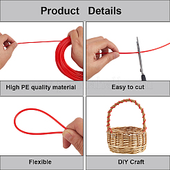 Пластиковый шнур с имитацией трости длиной 30 м.&nbsp;OCOR-GF0005-39B