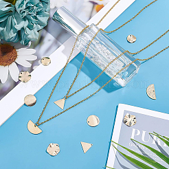 40шт 5 латунные подвески&nbsp;KK-BC0002-10G