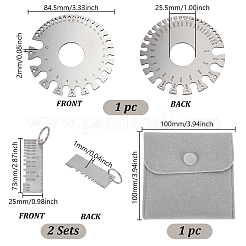 2 набор инструментов для измерения калибра проволоки из нержавеющей стали&nbsp;DIY-GA0007-71