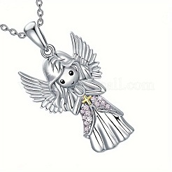 Ожерелья с подвеской в виде ангела-хранителя из сплава для женщин&nbsp;FS-WG32A2C-01