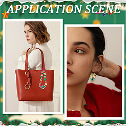 Набор акриловых бусин на рождественскую тематику&nbsp;OACR-SP0001-20A