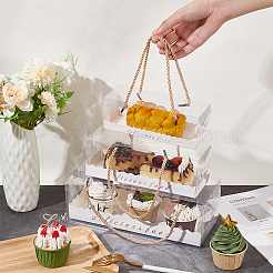 18 комплект 3-х видов переносных прозрачных пластиковых коробок-держателей для сэндвичей в виде рулета&nbsp;CON-NB0002-13