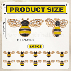 10 шт. кабошоны из эмалевого сплава&nbsp;ENAM-LP0001-40