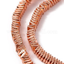 Гальванические нити из синтетических немагнитных гематитовых бусин&nbsp;G-G849-07A-RG