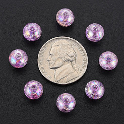 Прозрачных бусин акриловые треск&nbsp;MACR-S373-66-L01