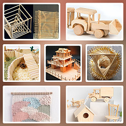 6 стиль палочки из бука&nbsp;WOOD-OC0004-05A