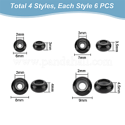 24 шт. 4 бусины из нержавеющей стали 202&nbsp;STAS-UN0048-77