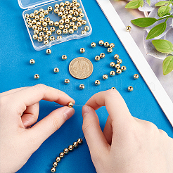 100 шт. Латунные бусины&nbsp;KK-UN0003-01