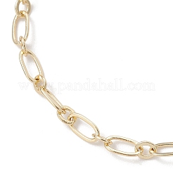 Изготовление браслета-цепочки Фигаро из латуни толщиной 3 мм&nbsp;AJEW-JB01417